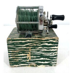 Pflueger No. 1355 Rocket Fishing Reel Partial Box USA Vintage